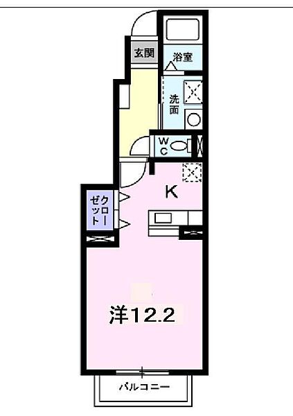 プラージュベル ｜鳥取県境港市明治町(賃貸アパート1R・1階・32.90㎡)の写真 その2