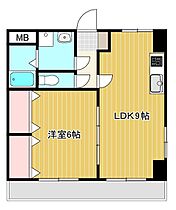 リバーコートC 3-1 ｜ 鳥取県米子市糀町 2丁目150番地（賃貸マンション1LDK・3階・40.26㎡） その2