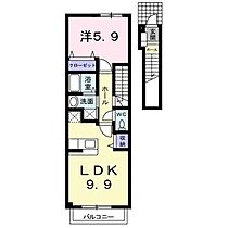 ヴィラグランツ  ｜ 鳥取県境港市夕日ヶ丘 1丁目（賃貸アパート1LDK・2階・44.90㎡） その2