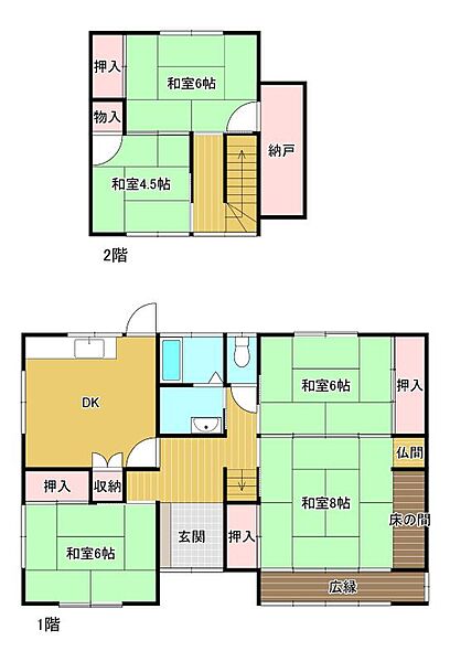 間取りを拡大表示