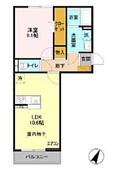 間取図画像 1LDK