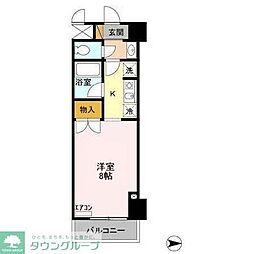 高野山第一ビル 1Kの間取図画像