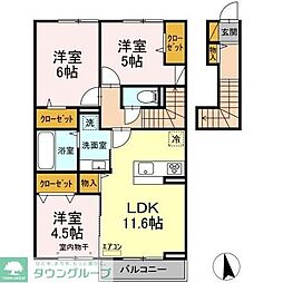 ル・グラン3 3LDKの間取図画像