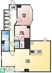 RFIELDSFUNABASHI2 2LDKの間取図画像