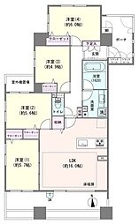 ローレルコート川口 4LDKの間取図画像