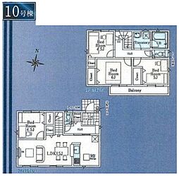 新座市畑中2丁目・全13棟　新築一戸建　10号棟