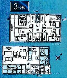 清瀬市旭が丘3丁目・全10棟　新築一戸建　3号棟