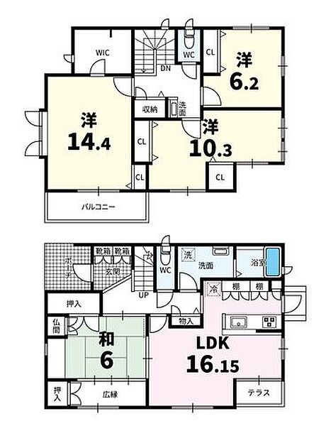 間取りを拡大表示