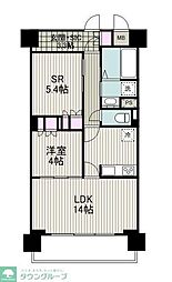 リーラ横浜川和町 1SLDKの間取図画像
