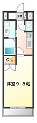 SEIMOPALACE1 1Kの間取図画像