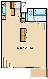 リンクス 1LDKの間取図画像