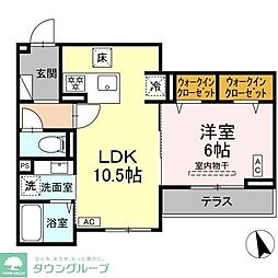 間取図画像 1LDK