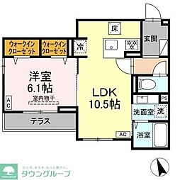 間取図画像 1LDK