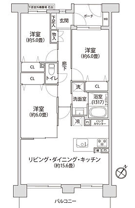 【間取図】