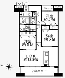 間取図画像 3LDK