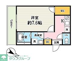 JR川越線 南古谷駅 徒歩6分の賃貸アパート 1階1Kの間取り