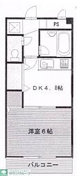 サンコーポ 1DKの間取図画像