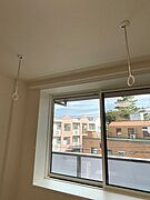 洋室5.7帖　室内物干し