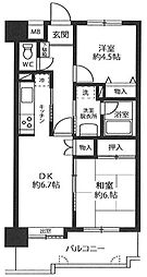 シティハイツ板橋本町 2DKの間取図画像