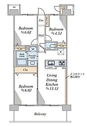 間取図画像 3LDK