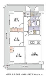 三郷アーバンハイツ 3LDKの間取図画像