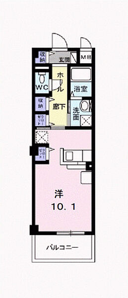 サニーキャンプ東雲II 105｜大阪府堺市堺区東雲西町1丁(賃貸マンション1K・1階・29.99㎡)の写真 その2