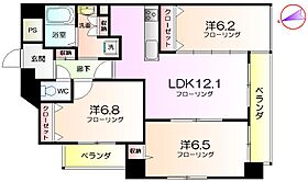 セイクレッド  ｜ 大阪府堺市北区中長尾町3丁（賃貸マンション3LDK・4階・72.50㎡） その2