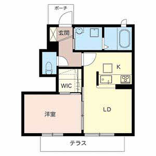 リバーシャトーなかもず ｜大阪府堺市北区中百舌鳥町6丁(賃貸アパート1LDK・1階・36.75㎡)の写真 その2