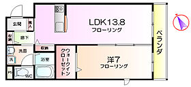 シャーメゾン賑町  ｜ 大阪府堺市堺区賑町2丁（賃貸マンション1LDK・1階・50.75㎡） その2