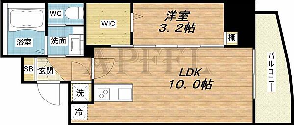 セレニテ堺筋本町プリエ ｜大阪府大阪市中央区南久宝寺町1丁目(賃貸マンション2K・2階・34.87㎡)の写真 その2