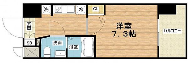 エグゼ難波WESTリバー ｜大阪府大阪市浪速区木津川1丁目(賃貸マンション1K・2階・23.46㎡)の写真 その2