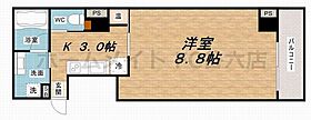 パークメゾン  ｜ 大阪府大阪市中央区谷町4丁目10-5（賃貸マンション1K・6階・30.89㎡） その2