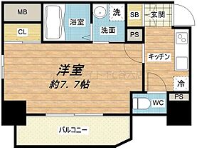 エスプレイス大阪城SOUTH  ｜ 大阪府大阪市東成区東小橋3丁目2-28（賃貸マンション1K・9階・25.61㎡） その2