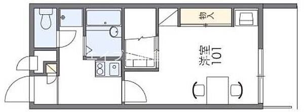 レオパレスＭ＆Ｋ ｜岡山県岡山市北区庭瀬(賃貸アパート1K・2階・23.18㎡)の写真 その2