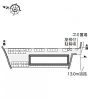 レオパレスセードル　2 111 ｜ 岡山県総社市井手1175-1（賃貸アパート1K・1階・23.60㎡） その3