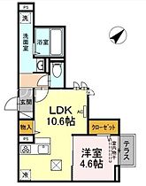 RESIDENCE阿知 101 ｜ 岡山県倉敷市阿知1丁目3-20（賃貸アパート1LDK・1階・40.95㎡） その2