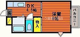 CASA茶屋町 202 ｜ 岡山県倉敷市茶屋町353-25（賃貸アパート1K・2階・23.18㎡） その2