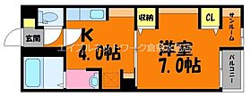 スカイコートマンションII 402 ｜ 岡山県倉敷市徳芳152-3（賃貸マンション1K・4階・28.20㎡） その2