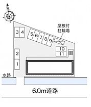 レオパレスマユリカIV 105 ｜ 岡山県岡山市北区下中野1231-3（賃貸アパート1K・1階・20.28㎡） その3