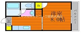 ジュヌパルク光輝 205 ｜ 岡山県岡山市南区大福1223-66（賃貸アパート1K・2階・24.74㎡） その2