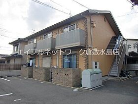 フラッツァ水江　B棟 202 ｜ 岡山県倉敷市水江879-4（賃貸アパート1K・2階・30.40㎡） その1