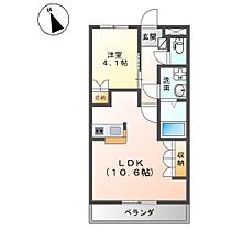 フリージア  ｜ 岡山県倉敷市神田1丁目（賃貸アパート1LDK・1階・36.00㎡） その2