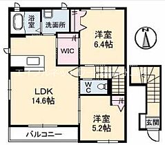 シャレイル 201 ｜ 岡山県倉敷市玉島阿賀崎2384-3（賃貸アパート2LDK・2階・62.50㎡） その2