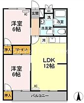 サンシティーフジ 203 ｜ 岡山県倉敷市西富井1257-5（賃貸マンション2LDK・2階・56.95㎡） その2