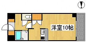 ジュネス天領II 508 ｜ 岡山県倉敷市老松町3丁目10-30（賃貸マンション1R・5階・26.82㎡） その2