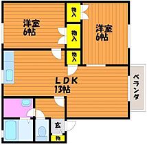 プラージュ20 201 ｜ 岡山県倉敷市児島小川町3677-30（賃貸アパート2LDK・2階・54.65㎡） その2