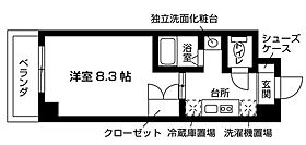 京都府京都市上京区西亀屋町（賃貸マンション1K・4階・24.90㎡） その2