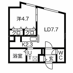ブランシャール豊水すすきの 2階