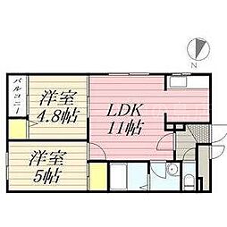 メゾンクー・ドゥ・クールII 2階