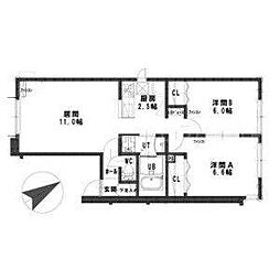 ルミエール本通1南 2階